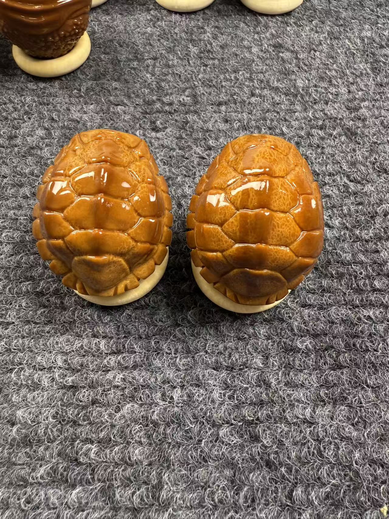 巴西橄榄核富甲手球一对