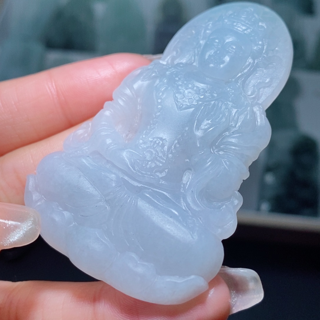 定制翡翠未镶嵌定制吊坠