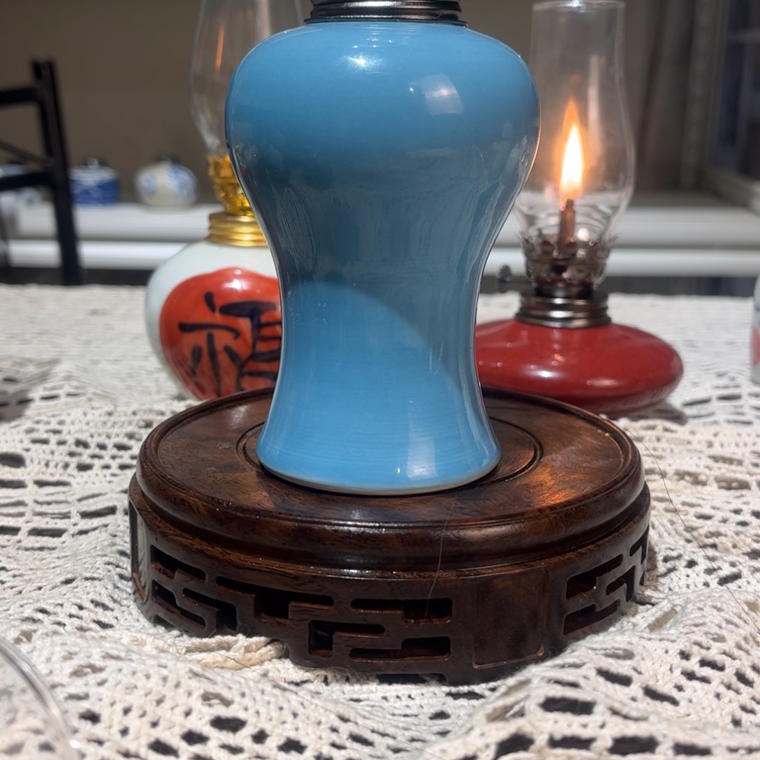 摆件景德镇陶瓷香薰灯