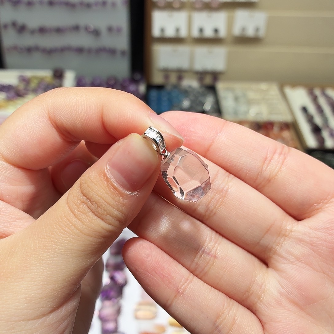 未镶嵌水晶吊坠(不含链)白水 随形 吊坠 