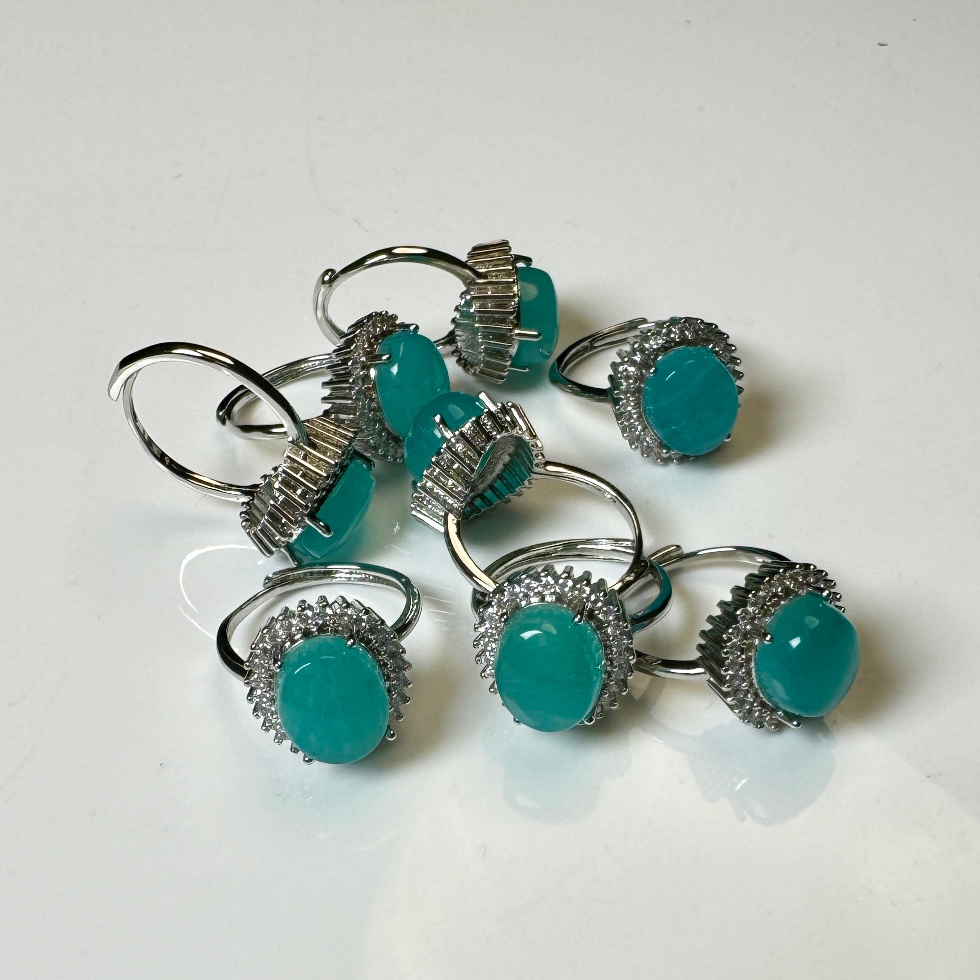 ZBG0157天河石戒指（天然珠宝多样性发其一）