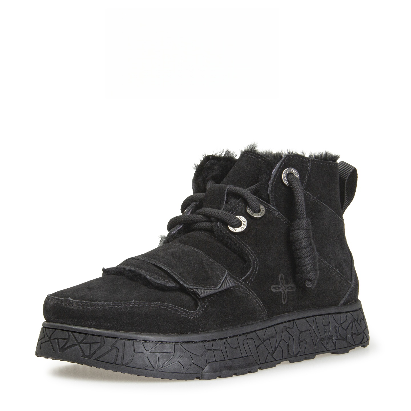 丑萌鞋女厚底宽楦鞋加绒加棉2025新款小众丑鞋高帮短靴羊毛冬