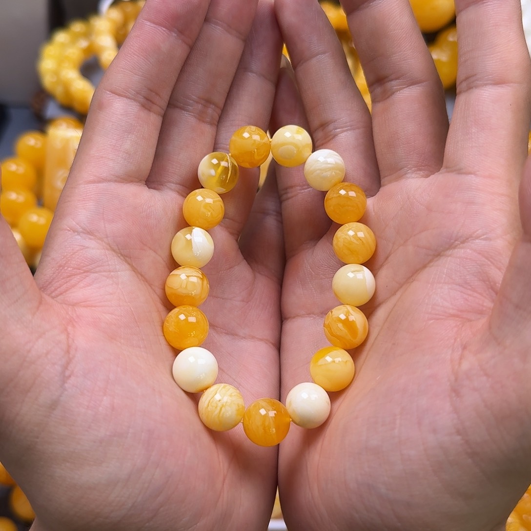 未镶嵌蜜蜡珠宝奇石12mm