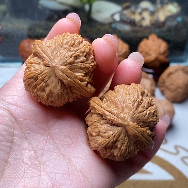 吊坠文玩核桃球白