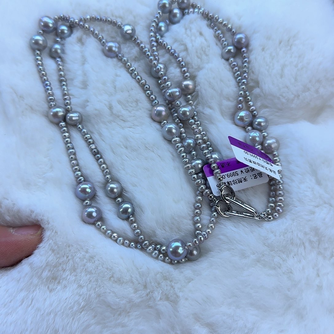 未镶嵌项链定制765淡水珍珠
