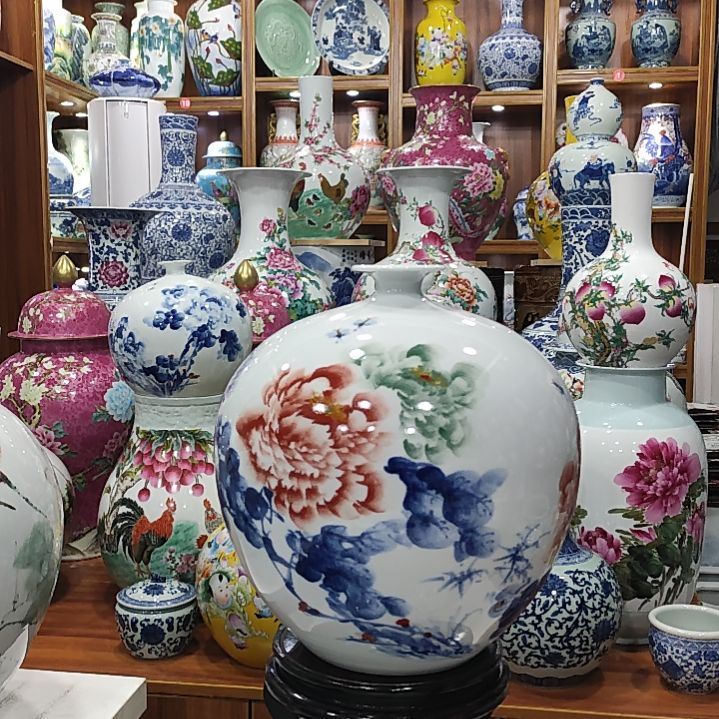 瓷片景德镇陶瓷花瓶子子