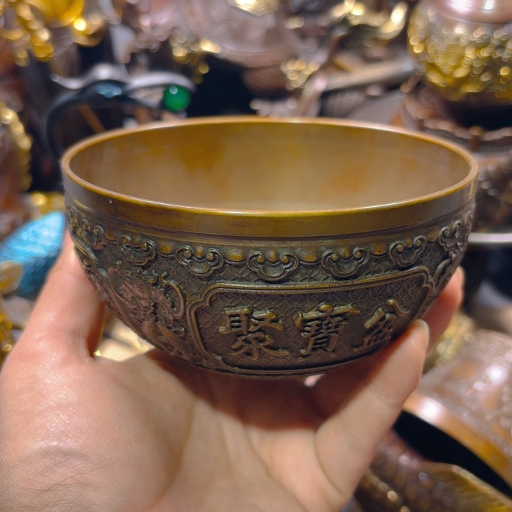 铜器摆件收收藏藏