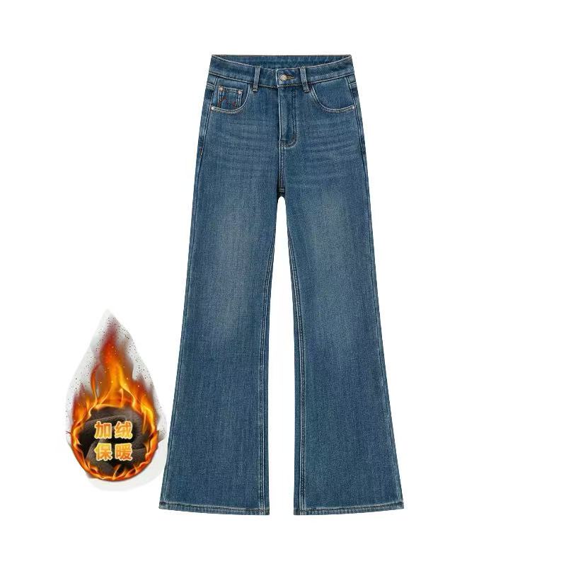 【胖哥-绿野仙踪】典藏升级款-万向弹秋季百搭中高腰牛仔女加绒