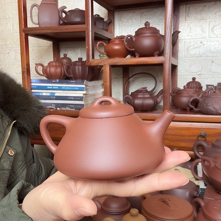 茶壶紫砂子治260cc精工半手工