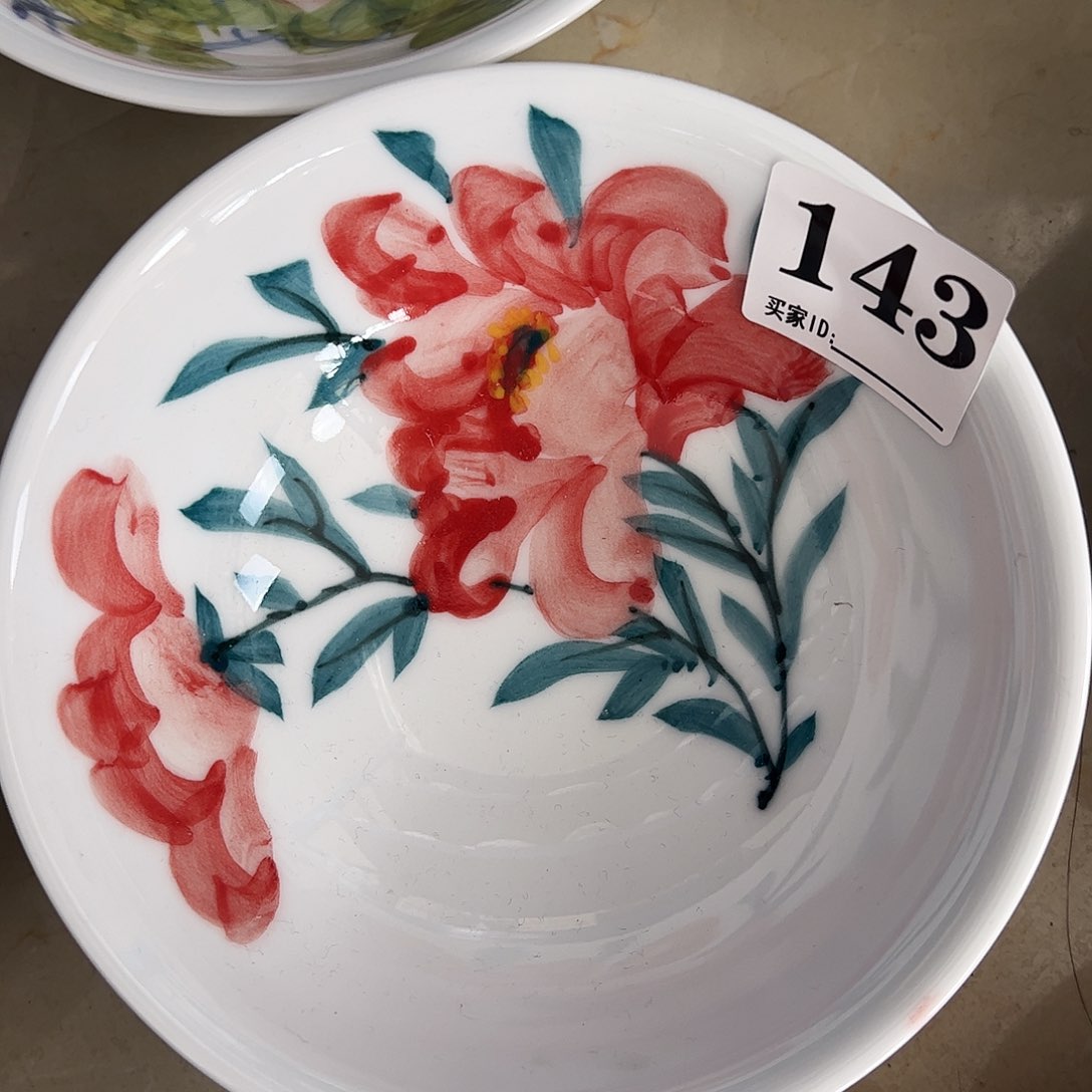 瓷片景德镇陶瓷手工手绘制作