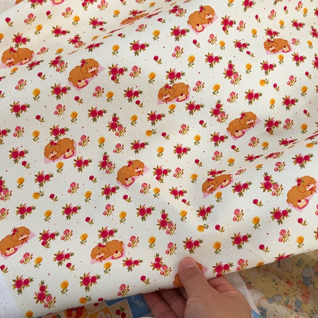 棉一米价纯棉定制底帆布1.5宽果子B