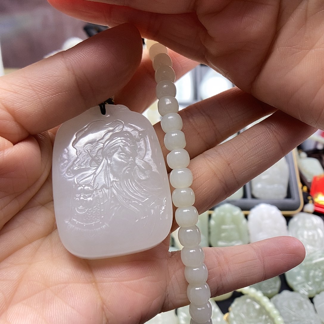 和田玉未镶嵌颈饰用****3