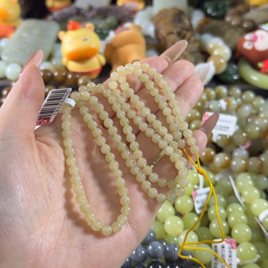 和田玉未镶嵌手链317