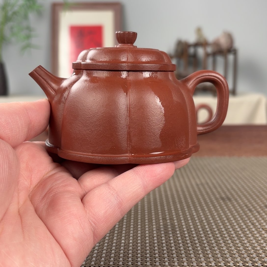 紫砂茶壶微瑕黄龙山原矿紫砂壶