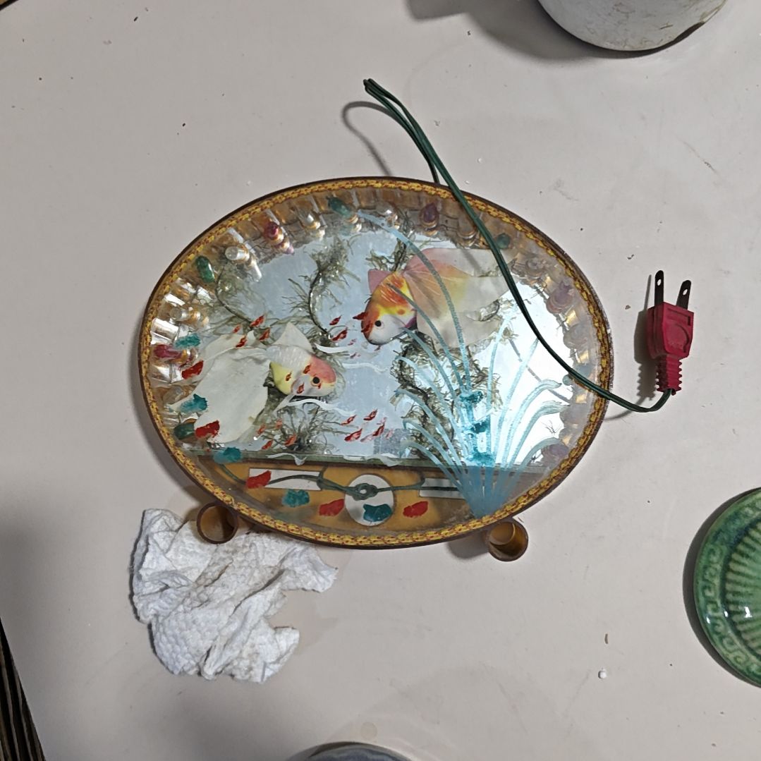 瓷片陶瓷制品小鱼