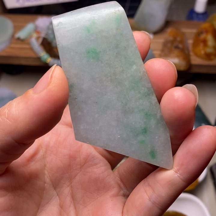 翡翠未镶嵌颈饰天然