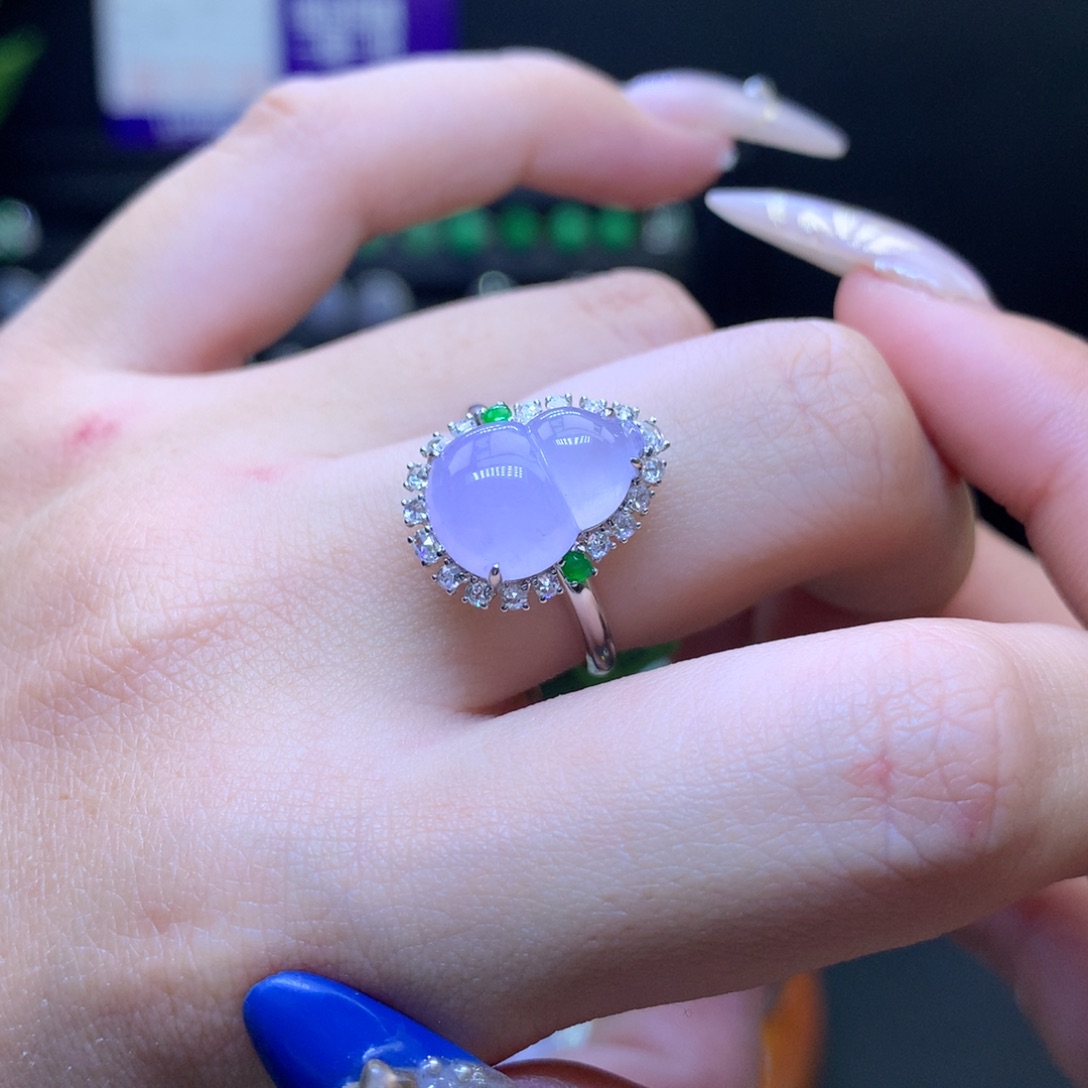 翡翠颈饰18K金镶嵌天然