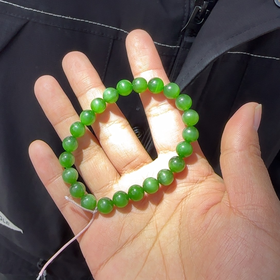 和田玉手串未镶嵌