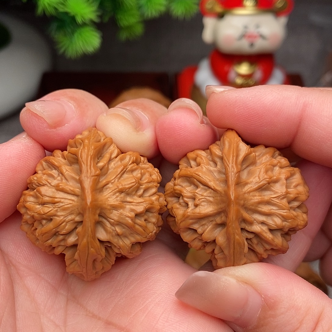 文玩核桃把件38全品绝配野生秦闷