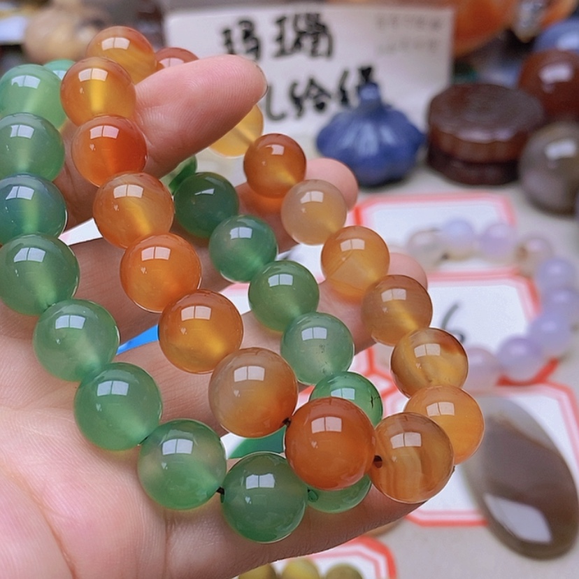 【闪购商品】未镶嵌玛瑙/玉髓珠宝半成品碧**?