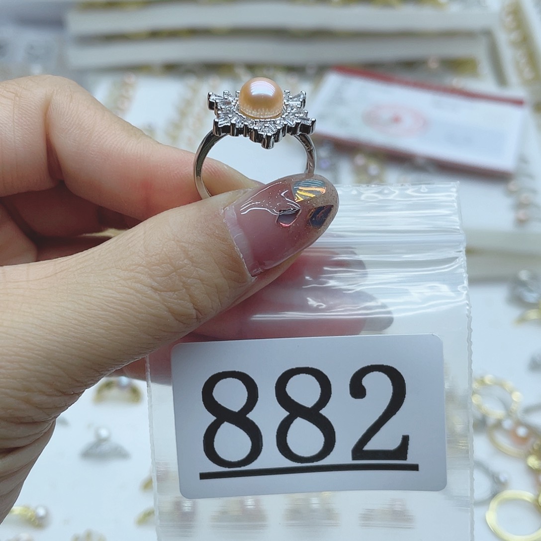 淡水珍珠珠宝奇石合金882