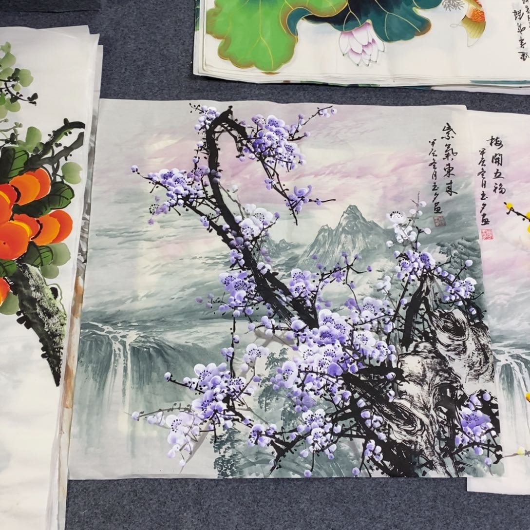 国画68✖️68山水梅花画画画画画画画