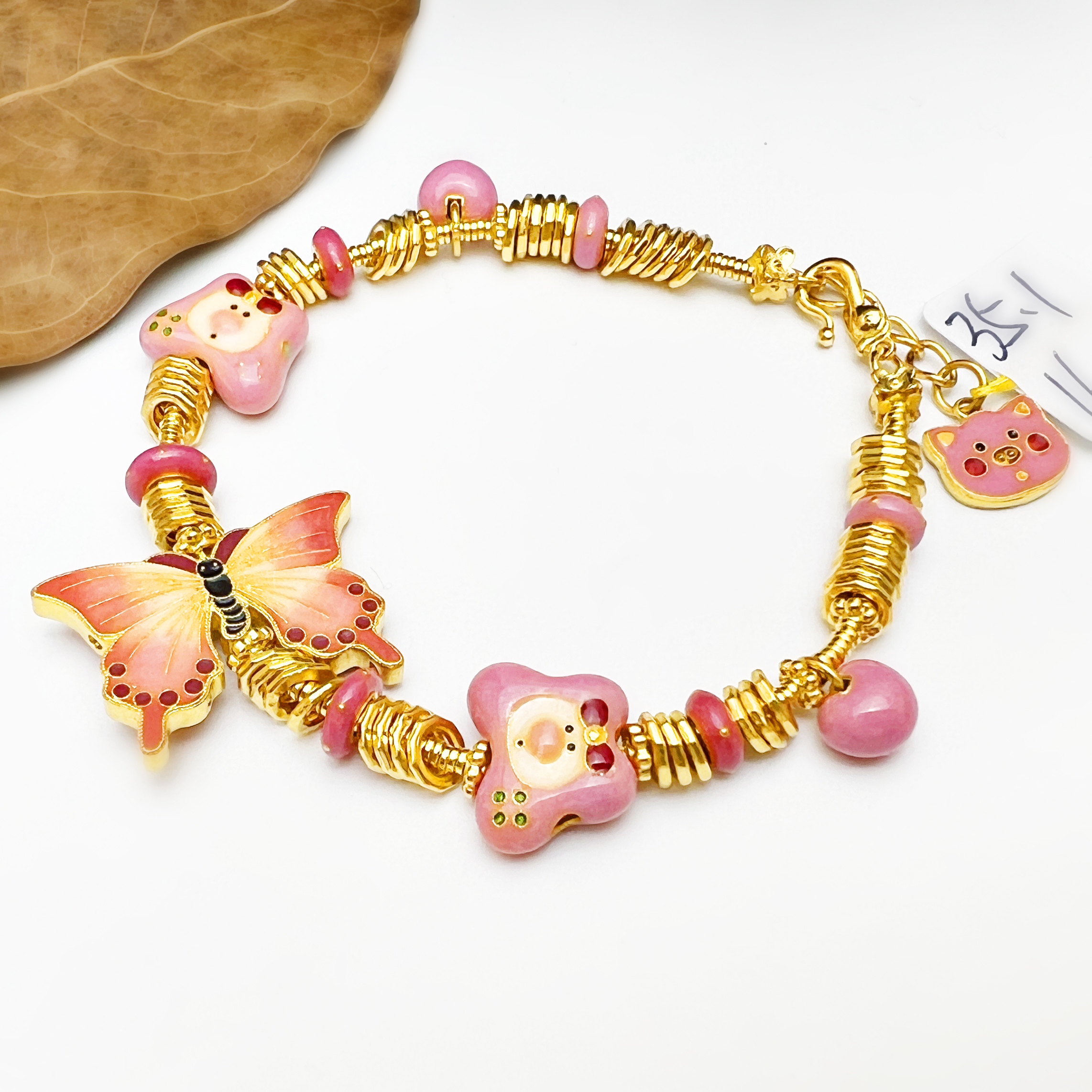 【手链】足金999高温烧蓝【黄金首饰】【盘缠金款】