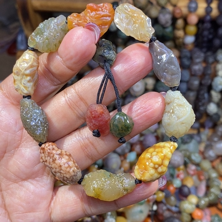 玛瑙/玉髓珠宝半成品未镶嵌