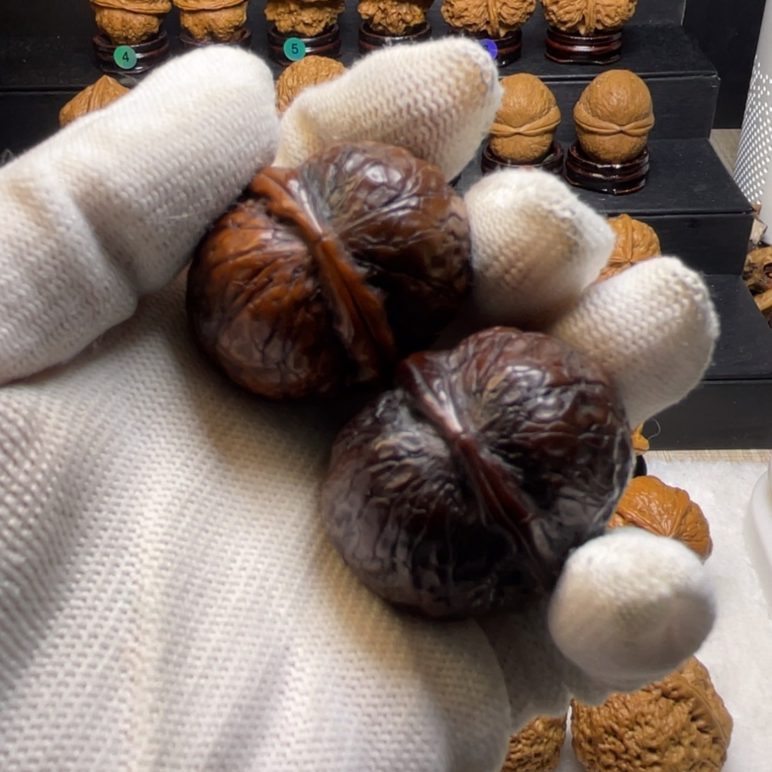 文玩核桃把件Y8乾坤球36尺