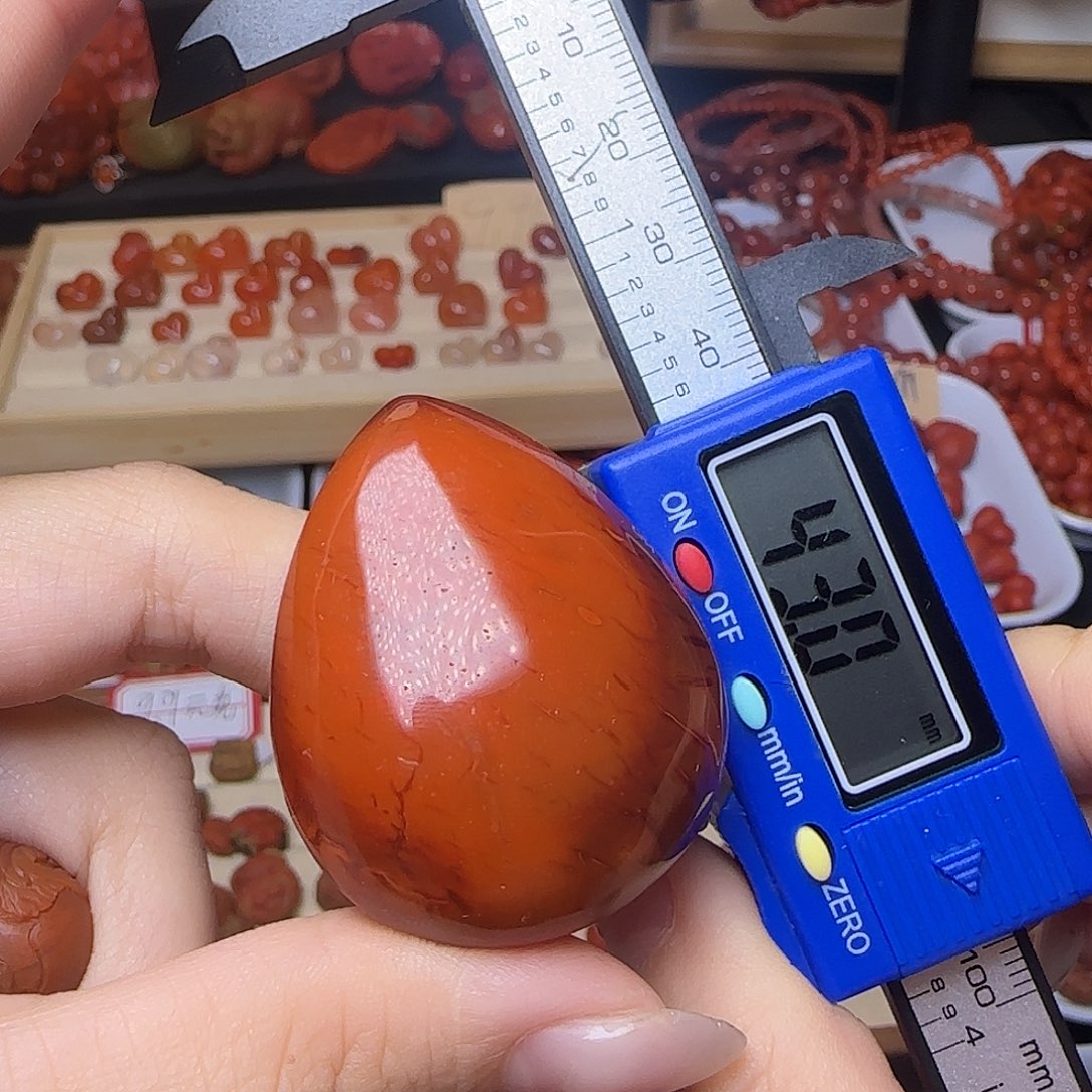 南红玛瑙未镶嵌吊坠(不含链)