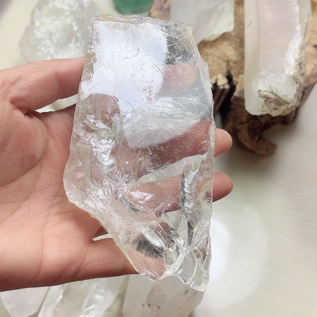 水晶天然水晶原石未镶嵌无**名