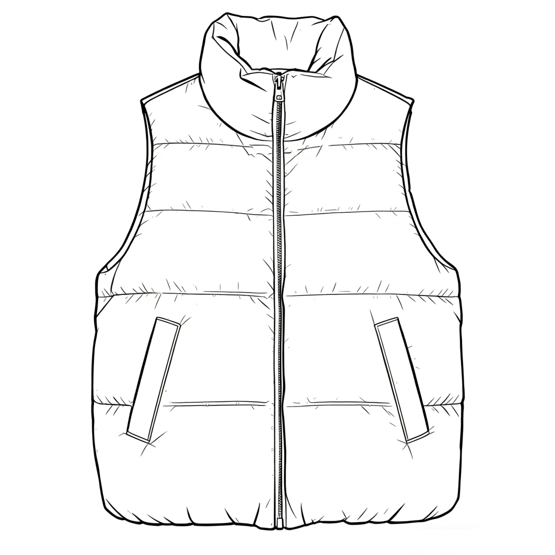 【MonTendre】 秋冬新款 J 百搭立领重工烫钻保暖马甲羽绒服外套女