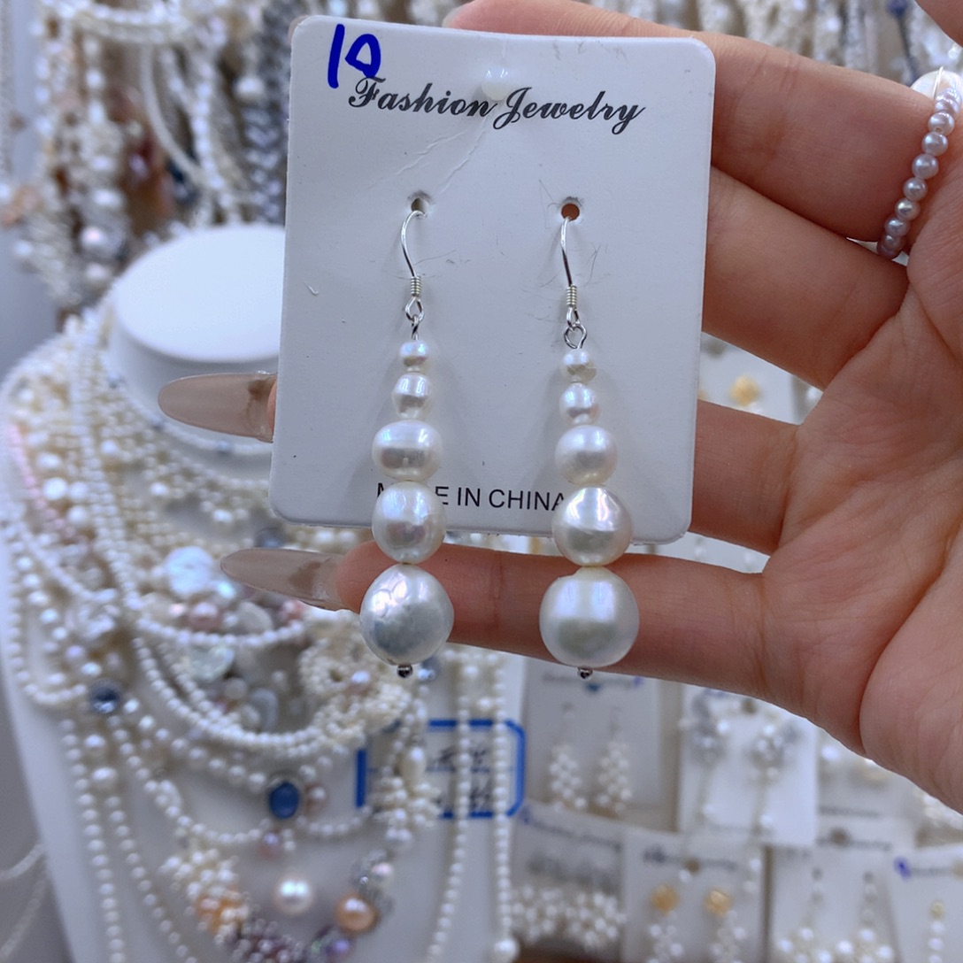 淡水珍珠银S925镶嵌项链