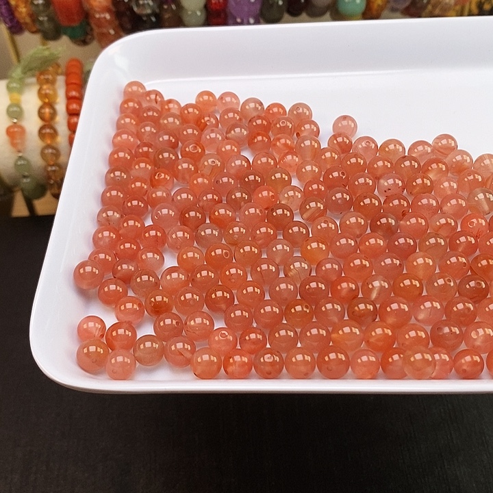 未镶嵌卡8冰飘南红30个玛瑙/玉髓