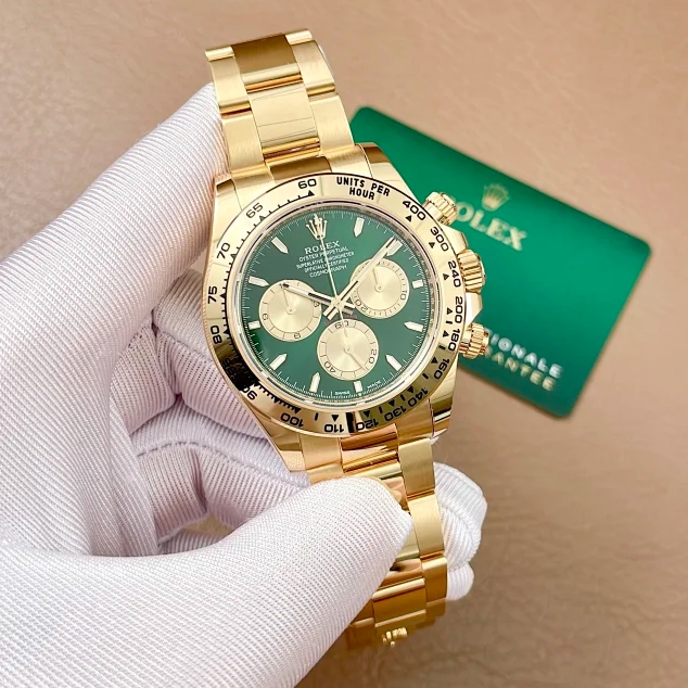 未使用 Rolex/劳力士 礼尚往来劳力士绿金迪126508卡25年43Y8L