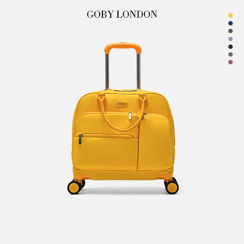 英国Goby果比16寸行李箱女士旅行包便携宝妈多功能登机超轻拉杆包
