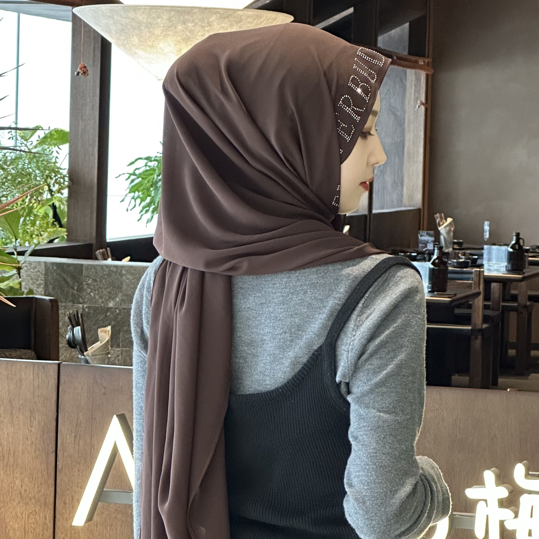 FLOWER 设计款韩国纱长巾