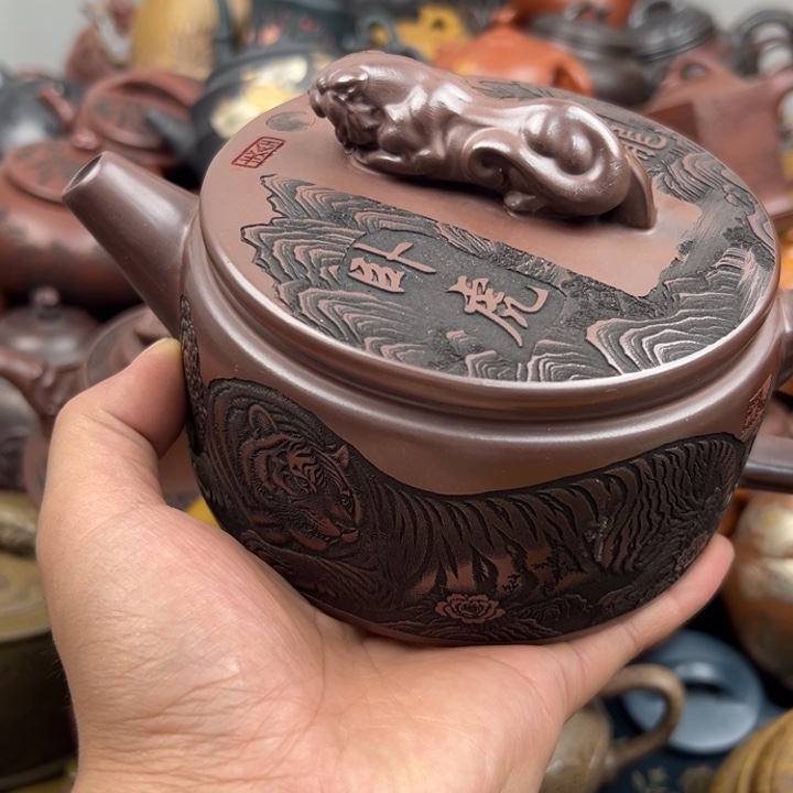 茶壶紫砂紫砂壶铁质