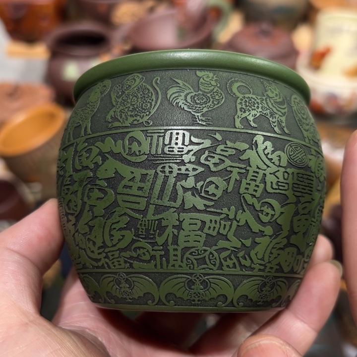 紫砂茶杯宜兴紫砂主人杯