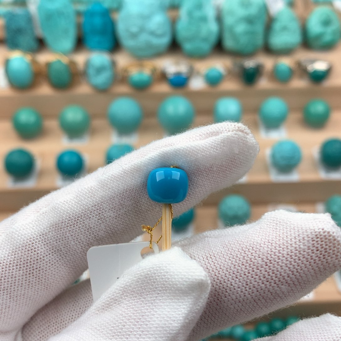 绿松石配饰未镶嵌8.2-7.0