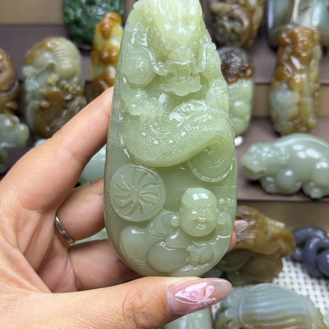 和田玉把件未镶嵌