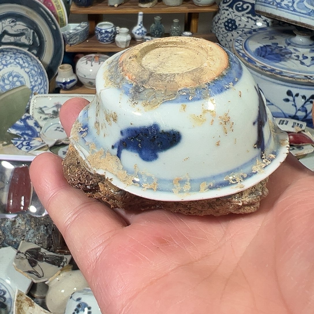 摆件瓷片标本，全场包邮