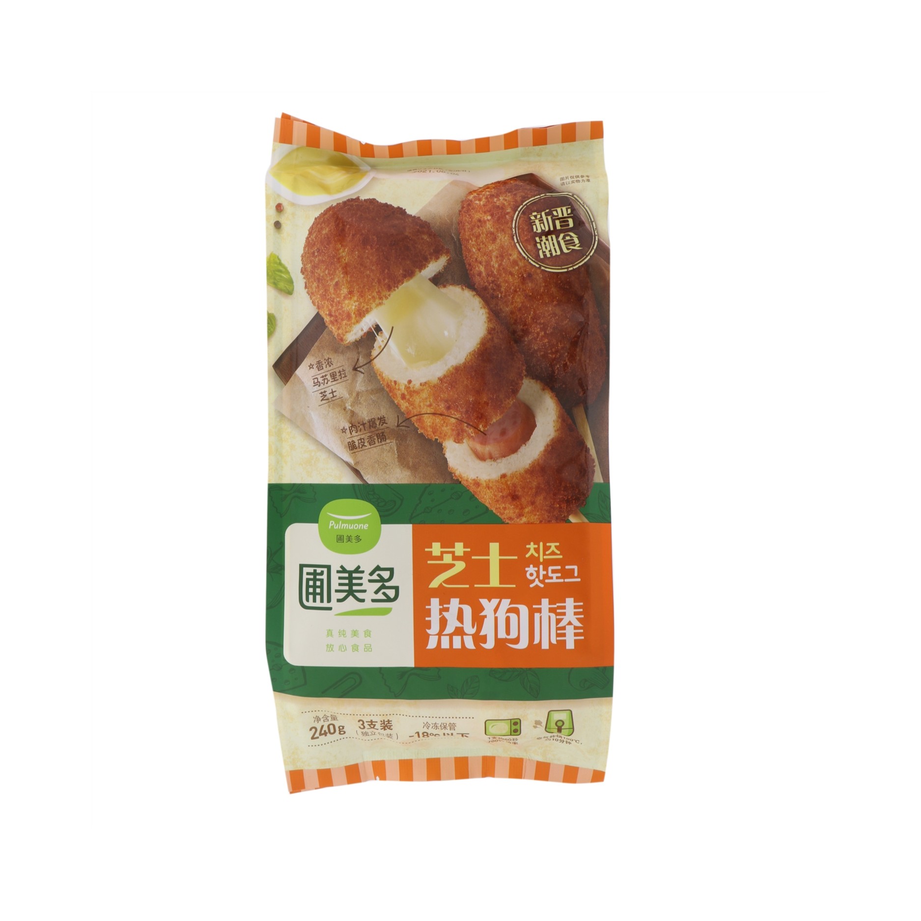 Pulmuone/圃美多热狗棒240g(80g*3个)