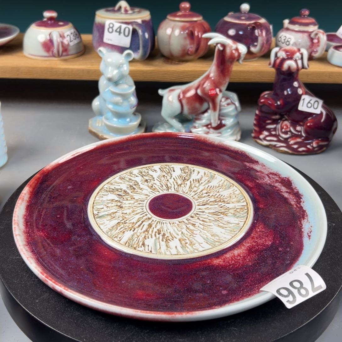 瓷片&****&微瑕壶承玉石釉纯手工