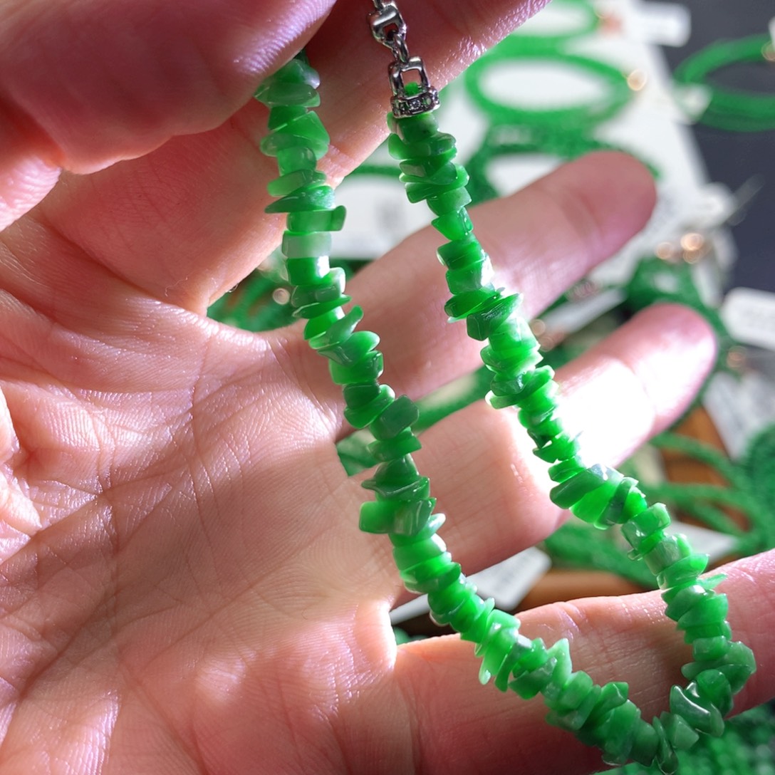 翡翠未镶嵌手链翡翠