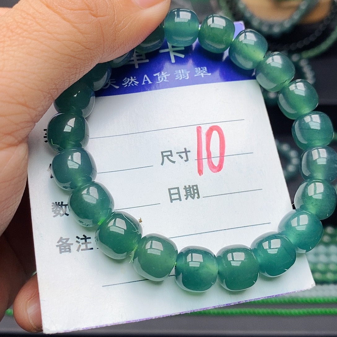 翡翠未镶嵌手链翡翠