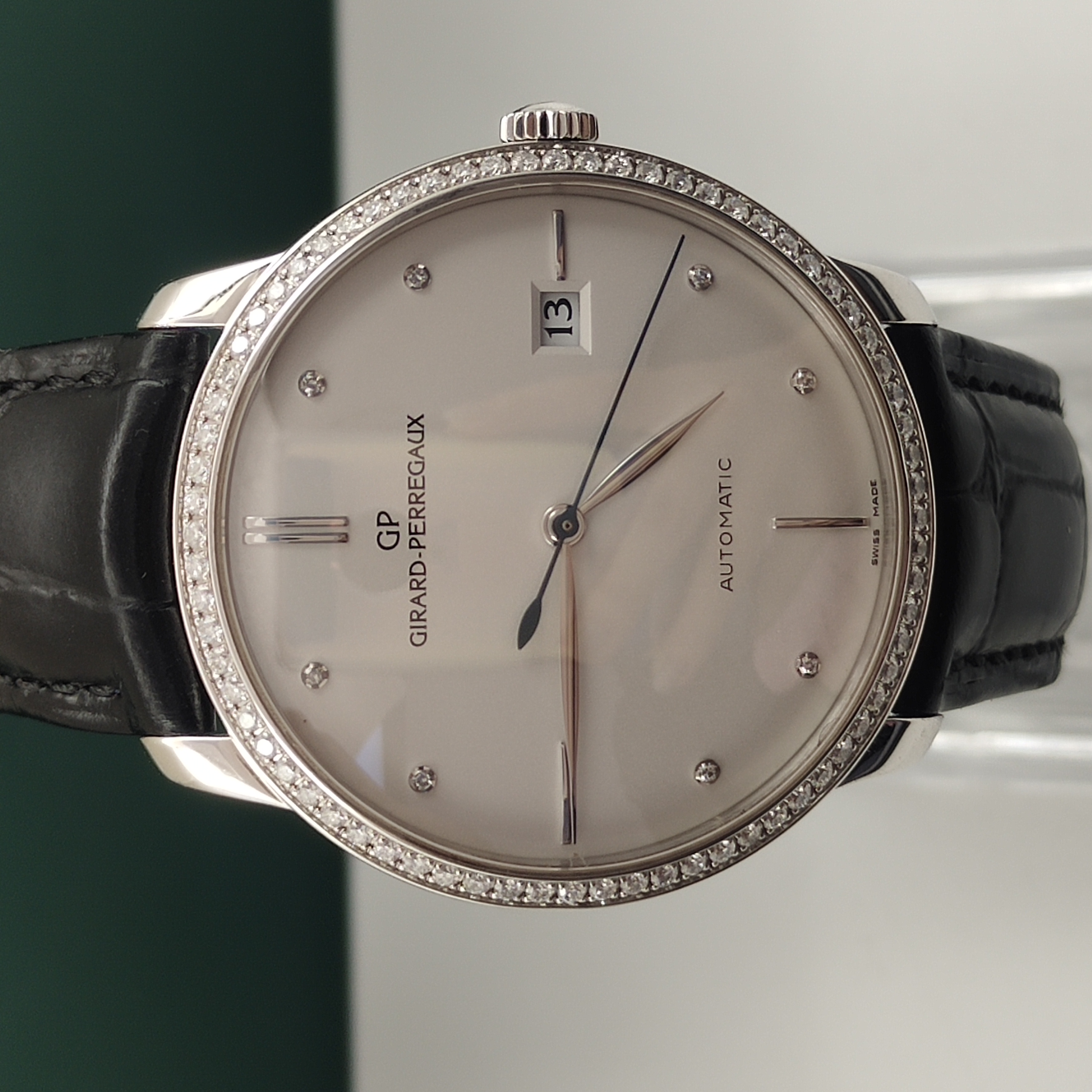 99新 Girard- Perregaux/芝柏表 1966系列49525/表径38/白金原钻