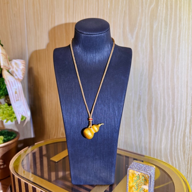 非金属布艺项链 古法工艺高货拉丝葫芦-zyy340