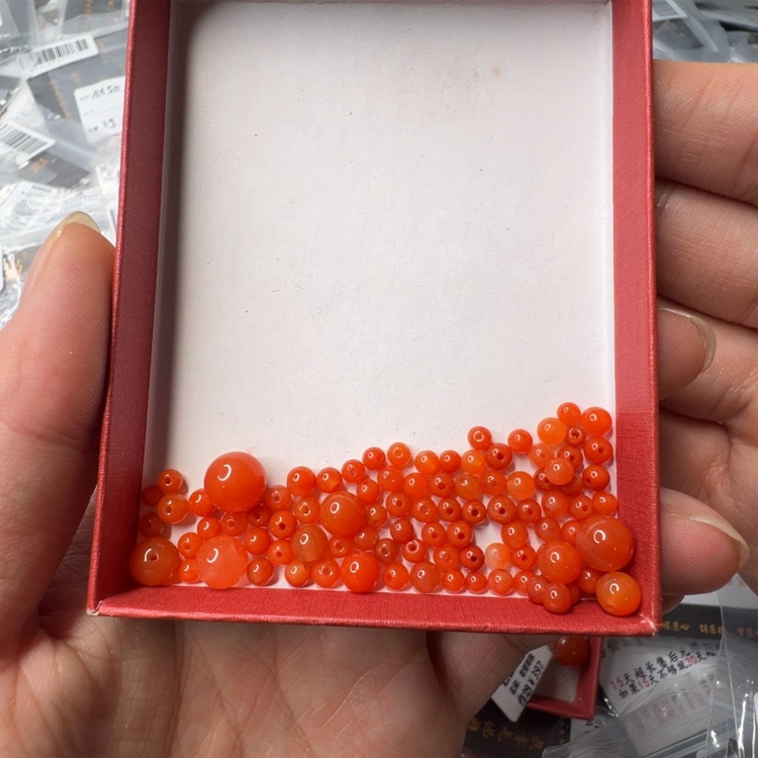 南红玛瑙散珠 Ax165号未镶嵌