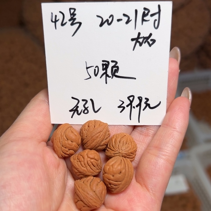 手串桃核42号肚卡20-21左右